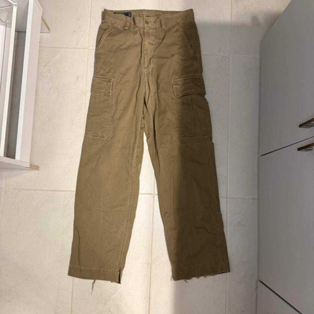 Tan Polo Ralph Lauren cargo pants 32x29 - Picture 2 of 8